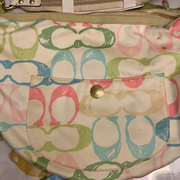 Coach Rainbow Shoulder Bag Vintage - Picture 4 of 7